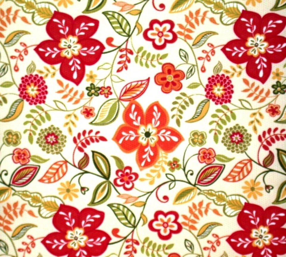 Набор из 2 стульев для улицы с глубоким сиденьем ~ с чистым цветочным рисунком ~ 23,5 x 23,5 x 5,75 / 23,5 x 23,5 x 5,75 - Изображение 2 из 2