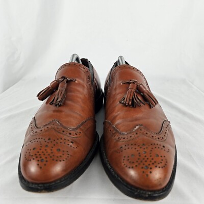 Allen Edmonds CANFIELD Size 10 D Walnut Brown Tassel Loafer  display picture 2