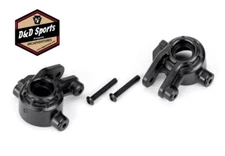 Traxxas 9037 - Steering blocks, extreme heavy duty, black (left & right)