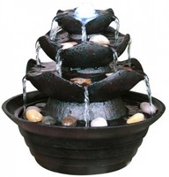 House Additions Polyresin Tiered Fountain Home Indoor Ornament Living Room House Additions Polyresin Tiered Fountain Home Indoor Ornament Living Room