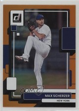 2022 Panini Donruss Holo Orange Max Scherzer #104 0nr3