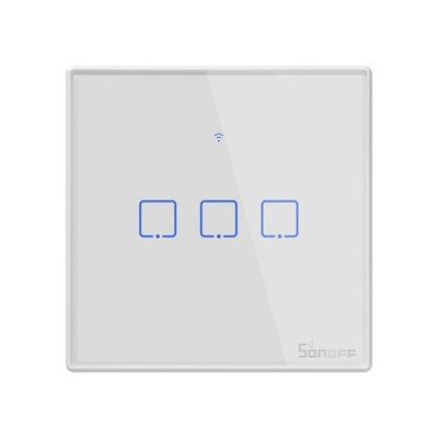 Sonoff T2 Touch 86mm Tempered Glass Panel Wall Switch Smart Home Light Touch Sw