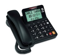 Brand New AT&T CL2940 Corded Large Screen Speakerphone Black NIB