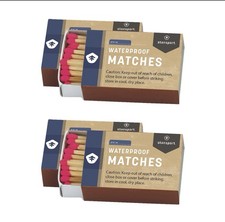 Stansport Waterproof Matches 4-Pack   160 Total Count Moisture-Resistant