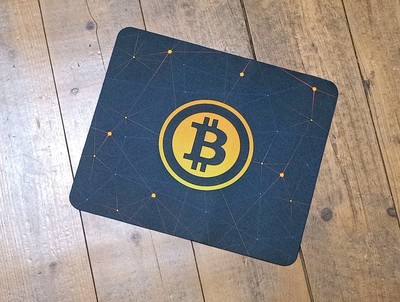 Trading BTC ETH Gaming Krypto Stock Börse Mouse Pad Mauspad 30x25cm