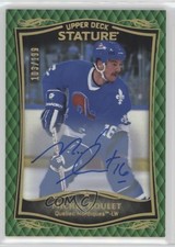 2024 Stature 2023-24 Base Legends Green 103/199 Michel Goulet #29 Auto HOF 2tb