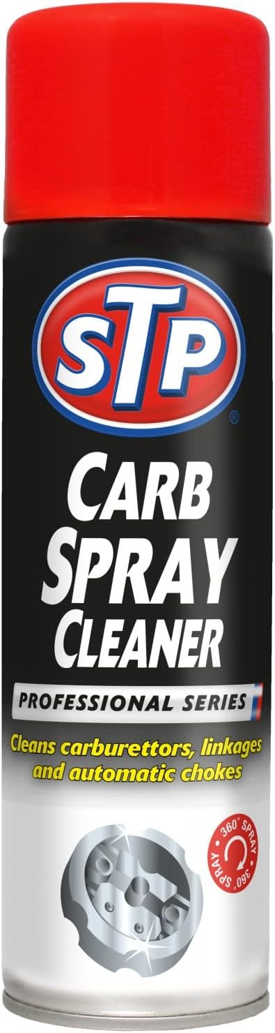 STP Carb Spray Cleaner 500 ml, Cleans and Protects Carburettors, Linkages and A