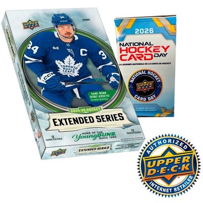2025-26 Upper Deck Extended Series Hockey Hobby Box w/ Bonus Pack