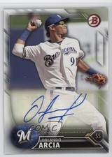 2016 Bowman Retail Prospect Auto Orlando Arcia #PA-OA Auto 5yd