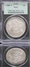 1900-O MORGAN DOLLAR $1 PCGS MS62 - OLD GREEN HOLDER - OGH ~ FREE SHIPPING
