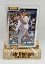 2026 Topps Series 1 Jack Perkins #206 Rookie Athletics RC