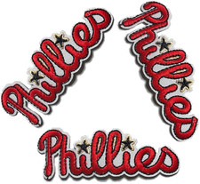 Phillies Patch Iron on Sew on Embroidered Patches for Jacket Shirts Jeans Backpa
