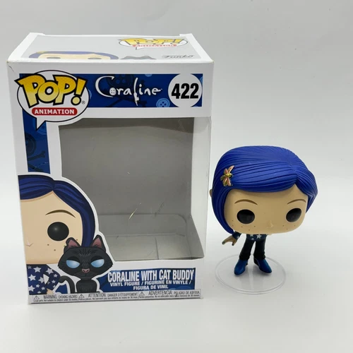Funko Pop! Coraline - Coraline With Cat Buddy #422 NO PLASTIC INSERT / CAT 