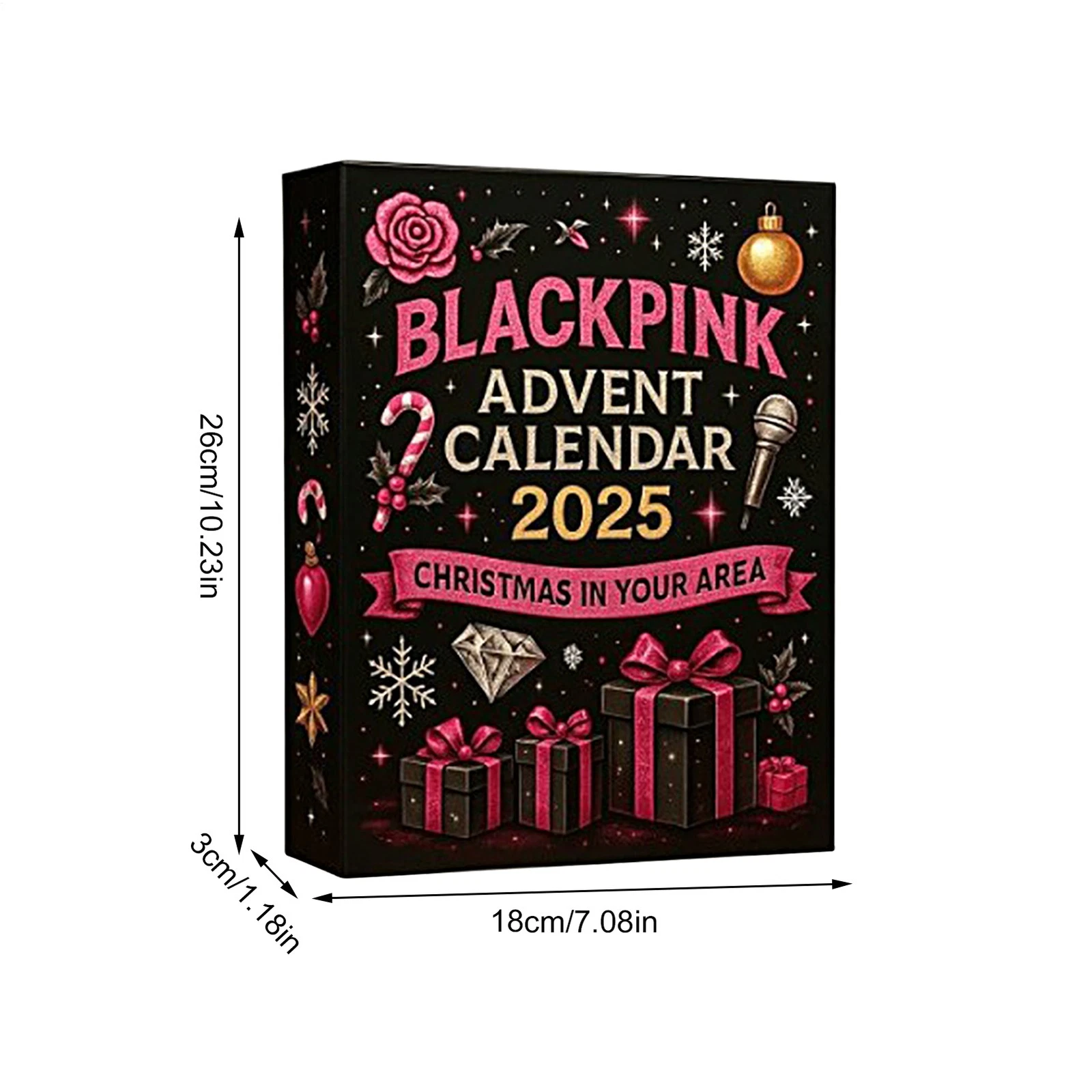 24 Days Blackpink Advent Calendar 2025 Christmas Countdown Calendar 2D Acrylic