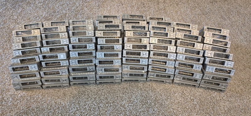 LOT OF 83 Sun Foxconn 350-1386-04 SAS 3.5" Server Hard Drive Caddy Trays ,USED