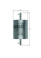 Kraftstofffilter Knecht KL 409 Leitungsfilter FüR Transit BWY Ford B5Y B4Y 3 16V