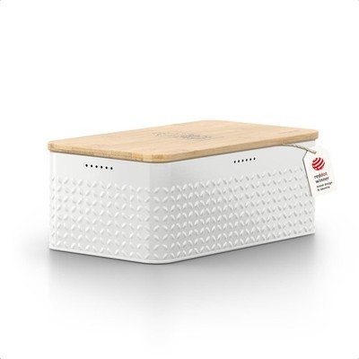LARS NYSØM Bread Box I Metal Box for long lasting freshness I Bread Bin wit