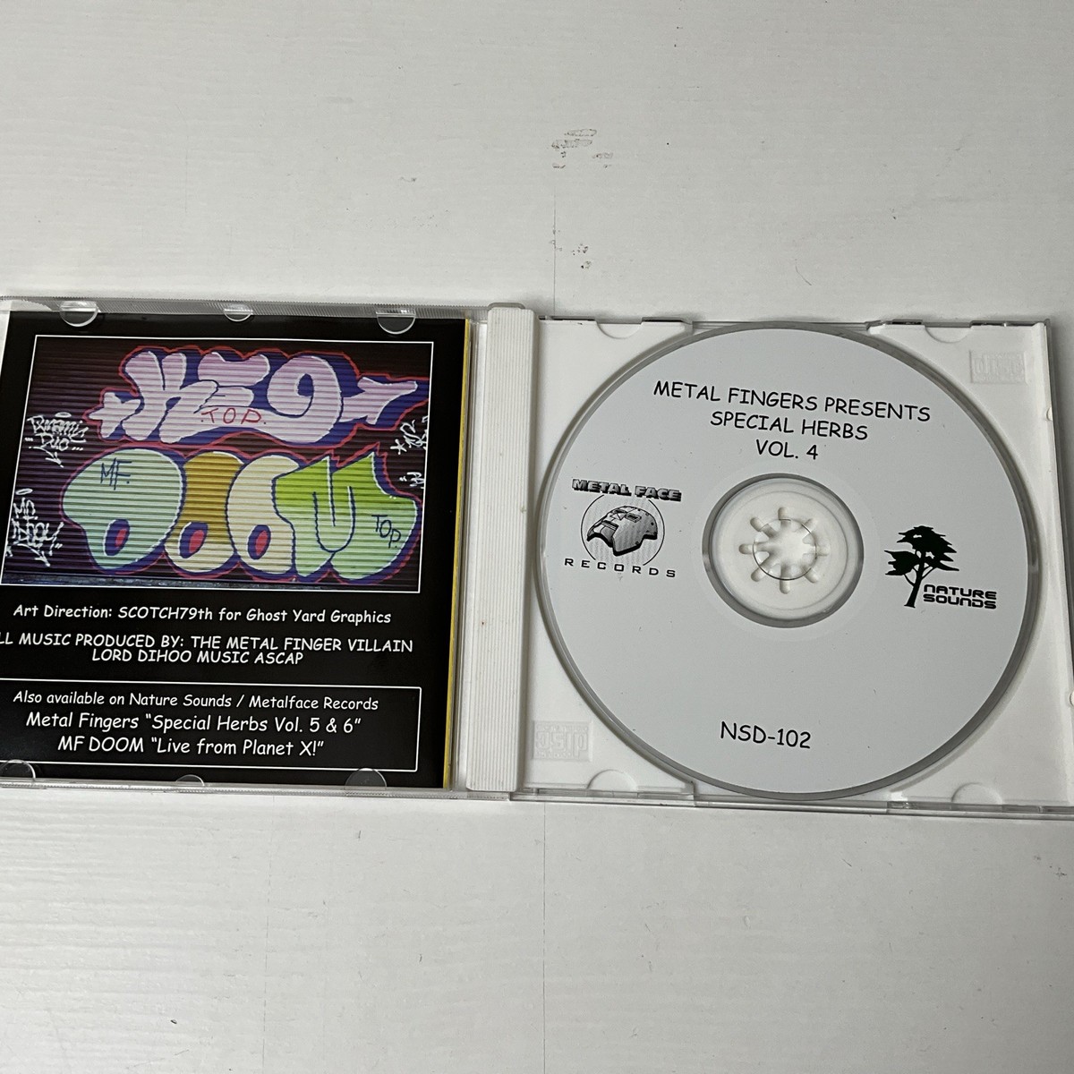 MF Doom Metal Fingers Presents Special Herbs 3 & 4 CD NSD