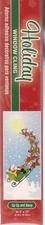 NEW CHRISTMAS Holiday Window Cling 34" X 72" UP & AWAY