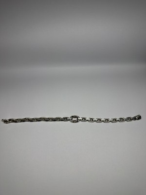 Tiffany & Co. 1837 Macher 18k & Silber schmales Armband 7,5''