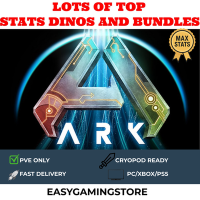 🔥ARK Survival Ascended | PvE PC/XBOX/PS5 | Top Stats Dinos READ
