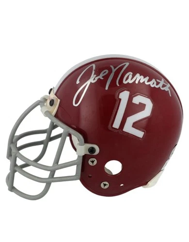 Joe Namath Signed Alabama Crimson Tide Mini Helmet Roll Tide - Beckett