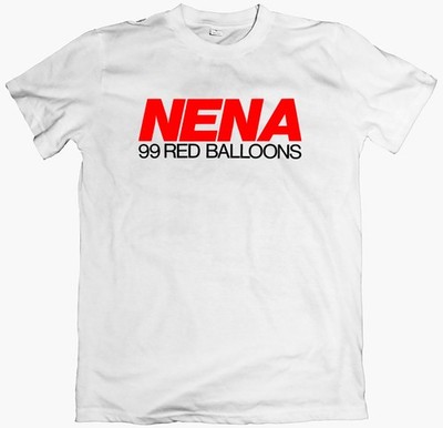99 Red Balloons NENA T-Shirt, 80s Pop New Wave NDW Band Tee Retro Unisex XS-2XL