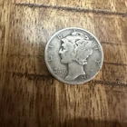 1942 Silver Mercury Dime