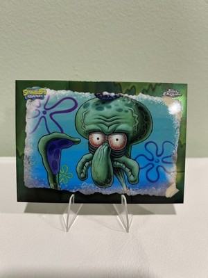 2025 Topps Chrome Spongebob GO-9 Gross Out Does This Look Unsure To You Case Hit