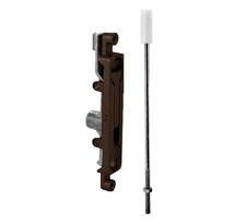 Don Jo 1550DU 1/8" Offset Aluminum Door Flush Bolt Dark Bronze Finish