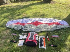 Peter Lynn Hornet 3.0 Foil Power Kite Set, 4-Line Bridled Foil Kite + Carry Bag