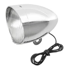 Bicycle Headlight 20 Lux AnLun Silver 6V 2.4 Watt Dynamo Headlight Light