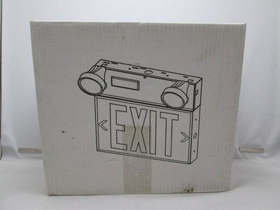 Thomas & Betts lumacell  8LMCE2MT9W6V Metal Combo Unit Exit Sign New Sealed