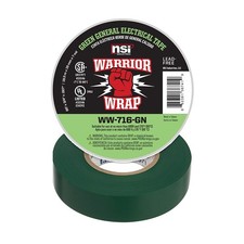 Warrior Wrap 7mil General Vinyl Electrical Tape GREEN 10EA 