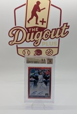 2018 Donruss optic Rated Rookie Signatures Ronald acuna Red  auto 21/35