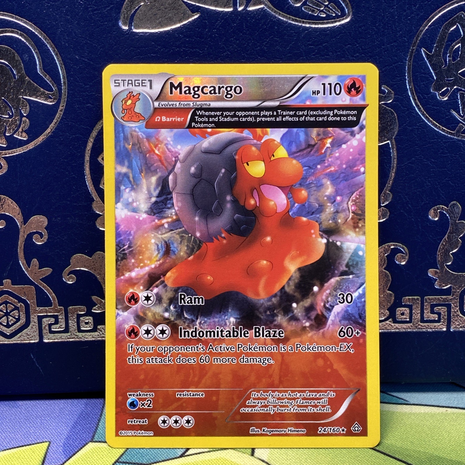 Pokémon TCG Magcargo Primal Clash 24/160 Holo Rare NM