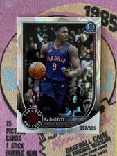 2025-2026 Bowman RJ Barrett Radiant Refractor  Chrome /499 BCV-156 Sp Raptors