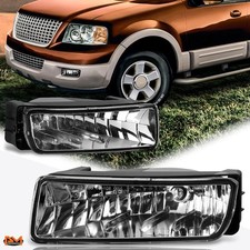 For 03-06 Ford Expedition Suv Oe Style Clear Front Bumper Driving Fog Lightlamp