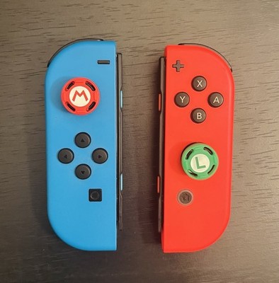 Nintendo Switch Super Mario Brothers Thumb Grips / Joycon Caps - Set of 4