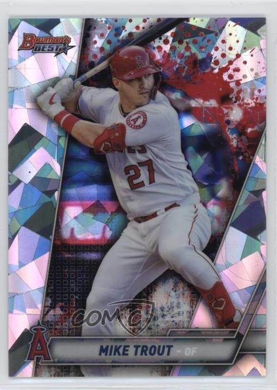 2019 Bowman's Best Atomic Refractor Mike Trout #1 k4s
