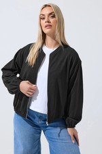 Yours Curve Plus Size Women's Bomber Jacket