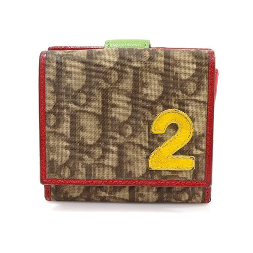 Portefeuille Trottin oblique beige Dior CDR43025 98802587