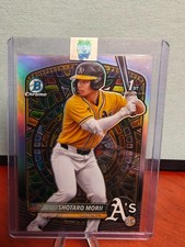 2025 1st Bowman Chrome BCP-170 Shotaro Morii Etched In Glass SSP Athletics