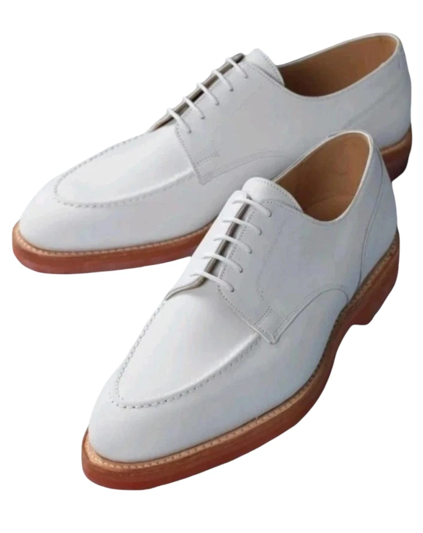 Unbranded Leather Upper White Dress Shoes for Men for sale | eBay
