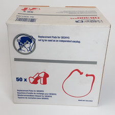 Howard Leight QB300HYG Replacement Pods for QB3YG Earplug, 50 Pair-Box