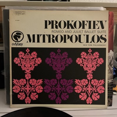 PROKOFIEV ROMEO AND JULIET BALLET SUITE LP MITROPOULOS 1055
