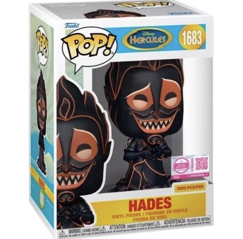 Funko Pop! Disney Hercules Hades (Pottery Deco) #1683 1,200 W/Protector IN HAND
