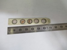 ANTIQUE bone slide specimen London MICROSCOPE PART AS PICTURED 3-dt-fr-b