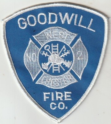 Goodwill Fire CO. West Chester PA  patch ship from Australia