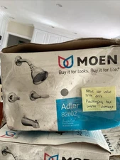 Moen Adler 82602 2-Handle 1-Spray Tub Shower Faucet in Chrome NO VALVE TRIM ONLY